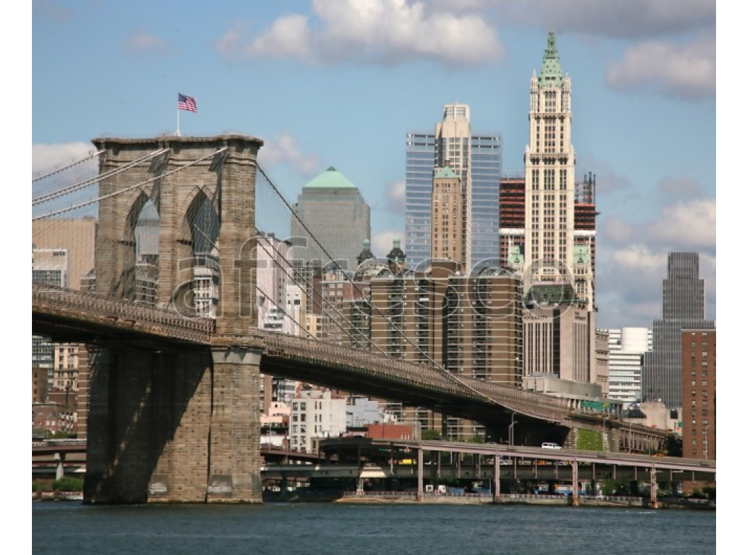 Фреска Америка Бруклинский мост, арт. ID10050