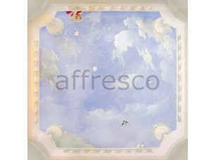 Фреска Сюжеты для потолков, небо с ангелами и птицы | арт. 9116 - фото (1)