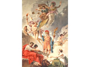 Фреска Сюжеты для потолков, боги на небе | арт. 9101 - фото (1)