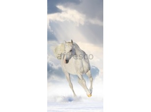 Фреска Животные, бегущая лошадь | арт. ID10768 - фото (1)