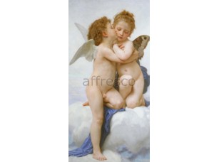 Фреска Романтика, поцелуй ангелочка | арт. 3441 - фото (1)