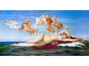 Фреска Классические сюжеты, обнаженная с ангелами | арт. 3164 - фото (1)