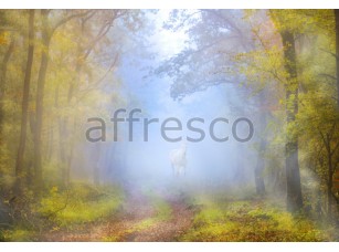 Фреска Лошадь в утреннем лесу, арт. ID10909 - фото (1)