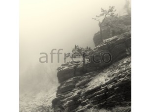 Фреска Деревья на скалах, арт. ID12199 - фото (1)