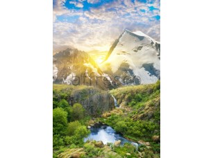 Фреска Солнце в горах, арт. ID10675 - фото (1)