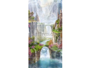 Фреска Каскады водопадов, арт. 6546