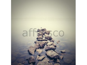 Фреска Каменная дорожка в море, арт. ID13142 - фото (1)