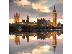 Фреска  Вечерний вид Лондона, арт. ID10943 - фото (1)