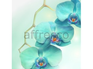 Фреска Голубые орхидеи, арт. 7178 - фото (1)