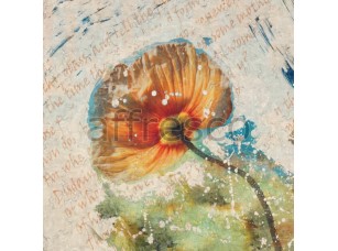 Фреска Цветок мака, арт. 7047 - фото (1)