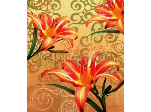 Фреска Цветки лилии, арт. ID135570 - фото (1)