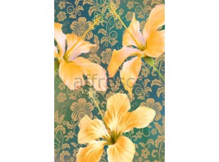 Фреска Желтая лилия, арт. 7189 - фото (1)