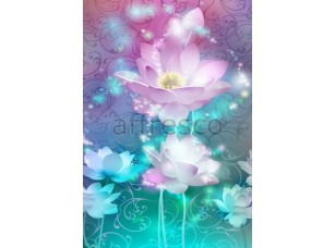 Фреска Лиловые цветы, арт. 7173 - фото (1)