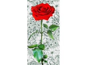 Фреска Цветок роза, арт. 7184 - фото (1)