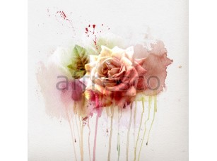 Фреска Роза акварель, арт. ID12801 - фото (1)