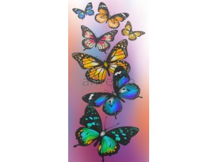Фреска Разноцветные бабочки, арт. 7192 - фото (1)