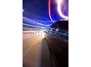 Фреска Детские, скорость ночная трасса | арт. ID13298 - фото (1)