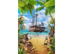Фреска Детские, остров пиратов | арт. 9549 - фото (1)