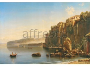 Фреска Скала рядом с морем, арт. 4450 - фото (1)