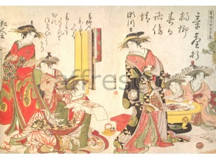 Фреска Японский театр, арт. 5060 - фото (1)