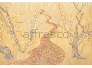 Фреска Японский акварельный рисунок, арт. 6930 - фото (1)