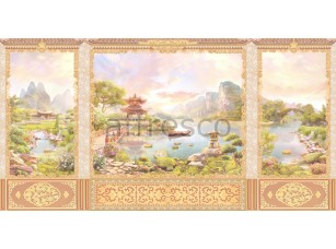 Фреска Японский пейзаж, арт. 6435 - фото (1)
