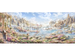 Фреска Фантастическая горная панорама, арт. 6523 - фото (1)
