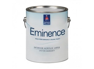 Потолочная краска водно дисперсионная Sherwin Williams Eminence High Performance Ceiling Paint для покрытия потолка глубокий мат 3,8 л - фото (1)