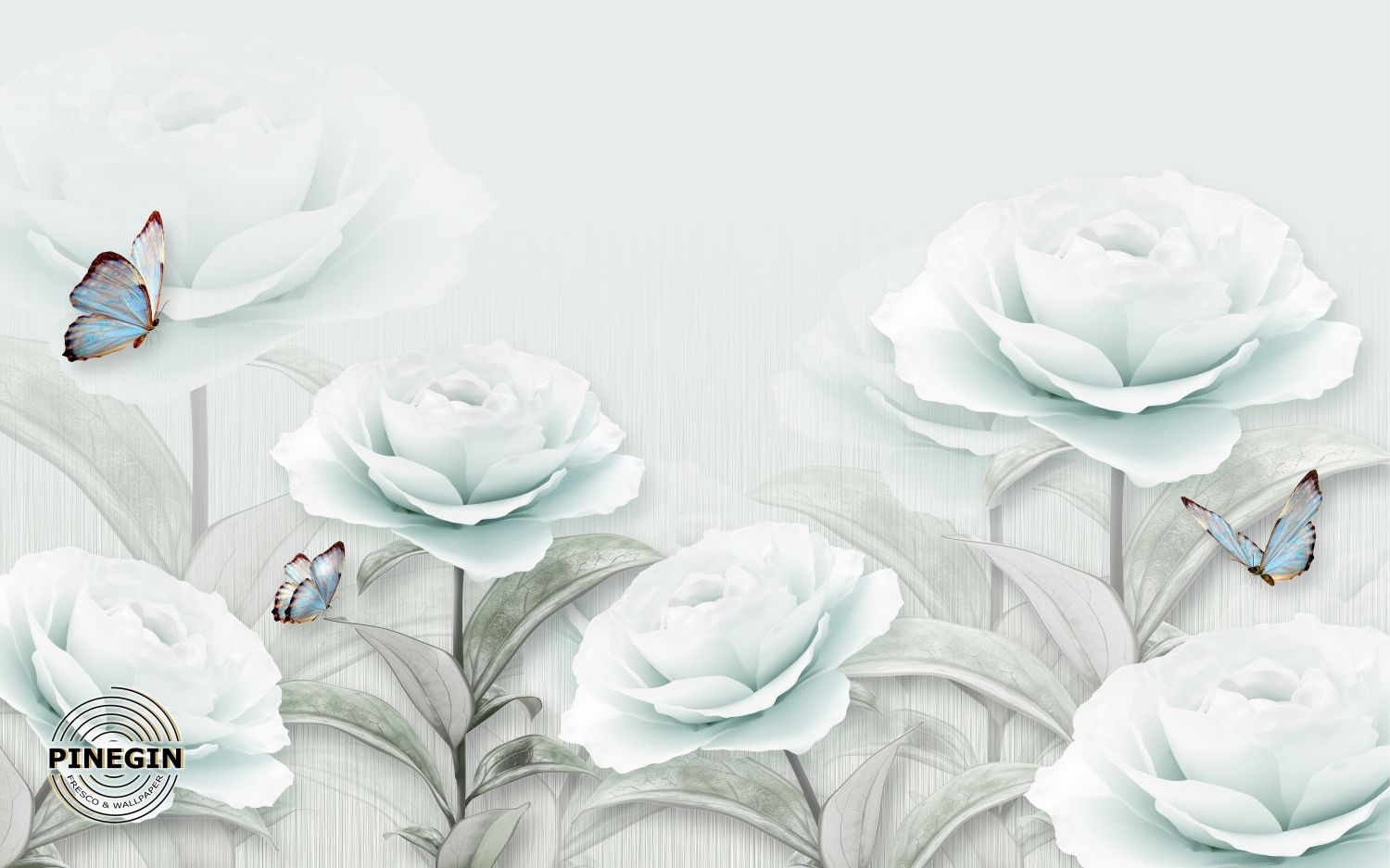 Фреска «Белоснежные розы » - фото (1)