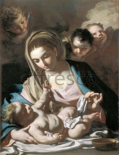 Картина: Франческо Солимена, Мадонна и дитя - фото (1)
