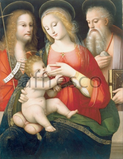 Картина: Андреа Пиккинелли, Мадонна с младенцем - фото (1)
