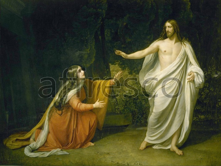 Картина: Александр Иванов, Явление Христа Марии Магдалине после воскресения - фото (1)