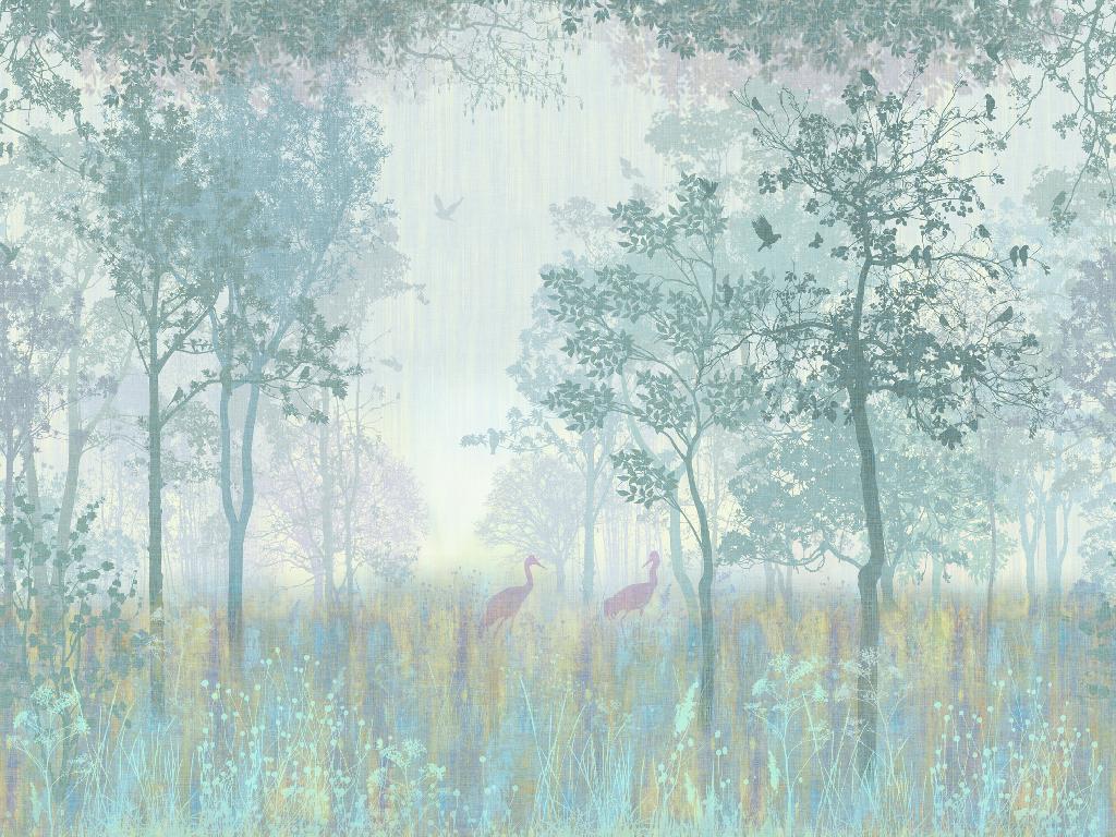 Обои и панно, Коллекция Dream Forest, арт. AB52-COL3  - фото (1)