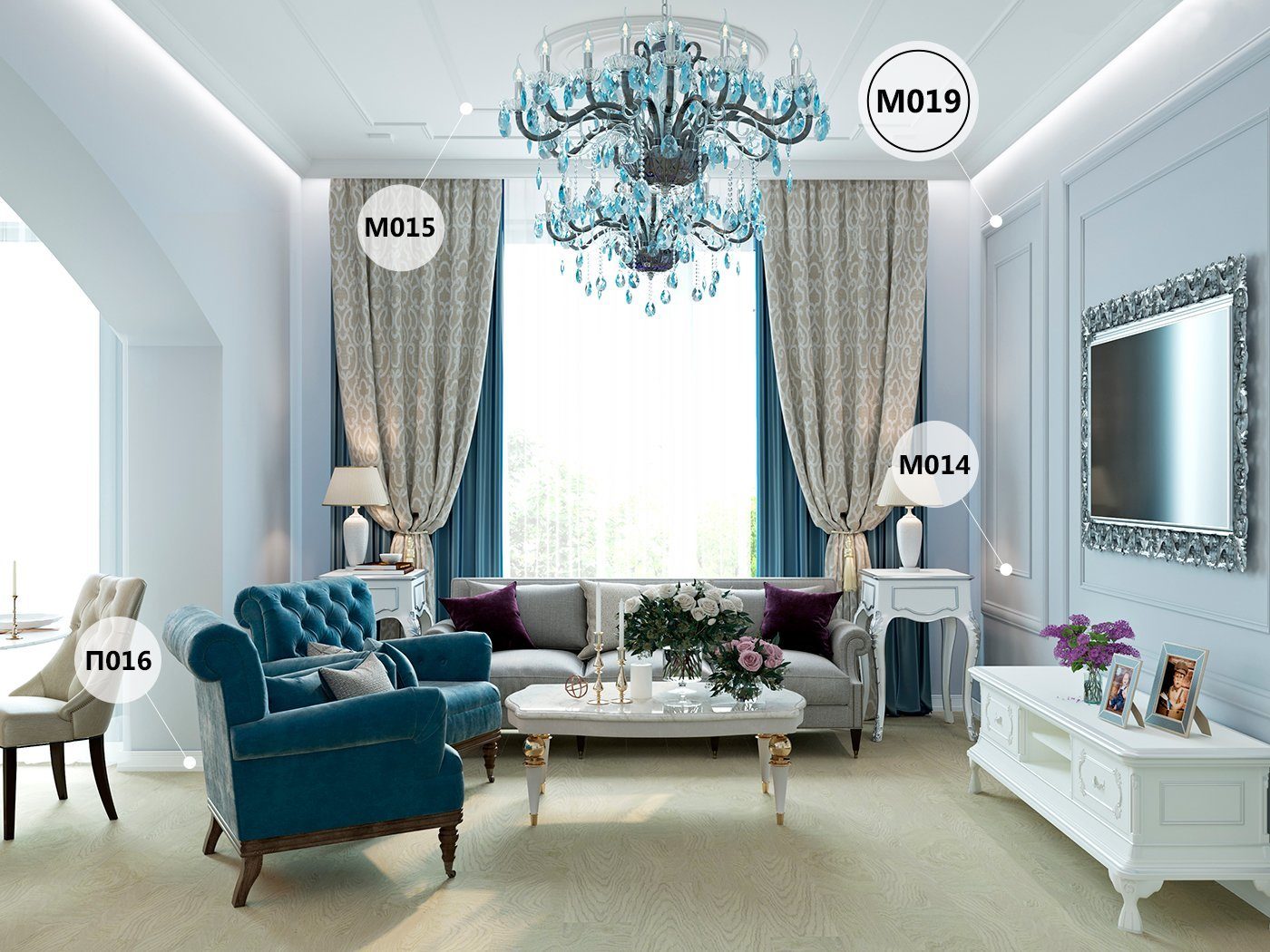 МОЛДИНГ MX019, 85Х20, ЭКОПОЛИМЕР - фото (3)