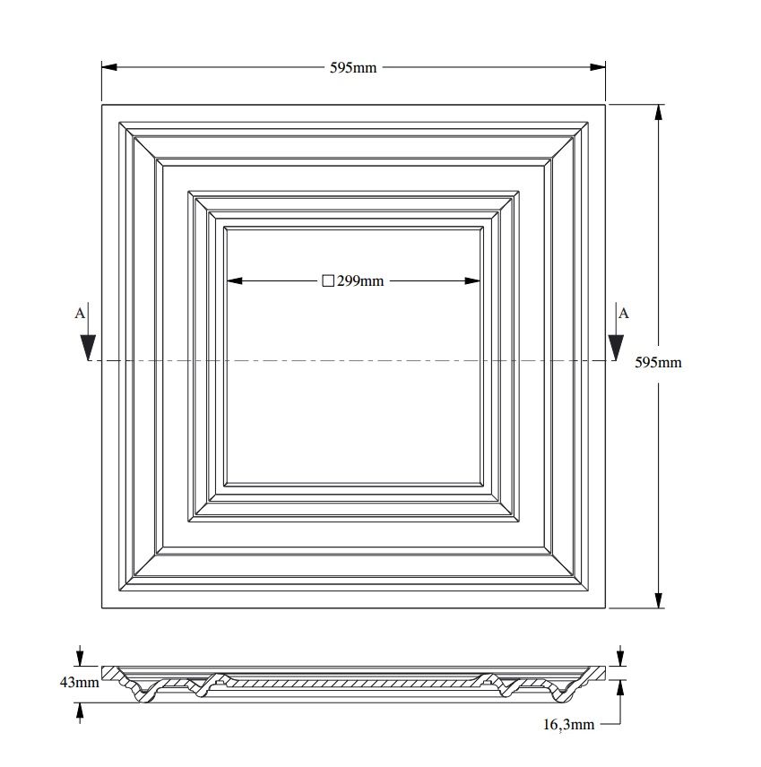 Панель потолочная (настенная) из полиуретана F30 - фото (2)