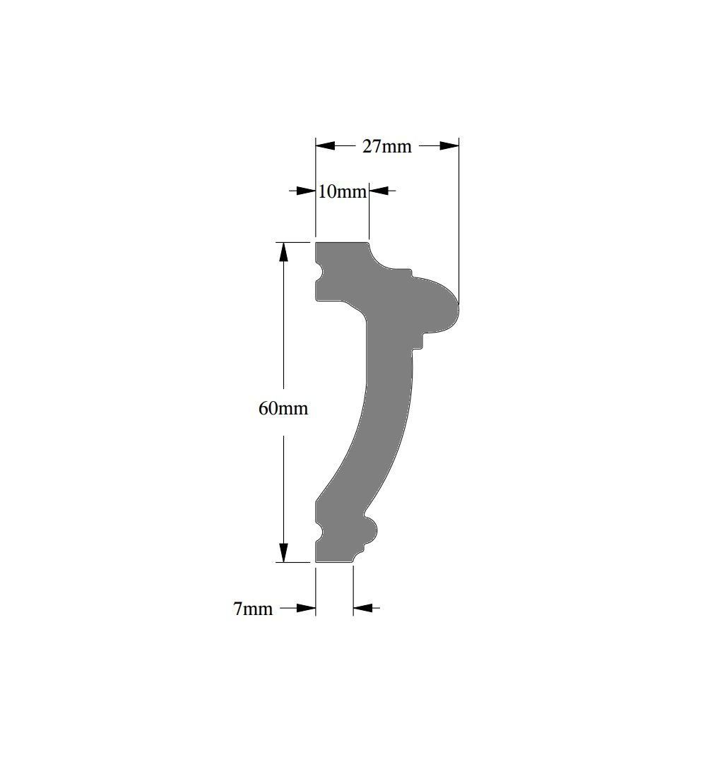 Молдинг из дюрополимера Orac Decor PX113 - фото (2)