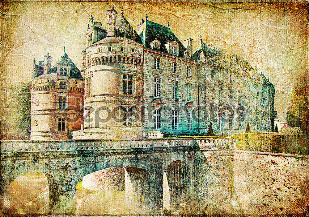 Фотообои «Old medieval castle - picture in vintage style» - фото (1)