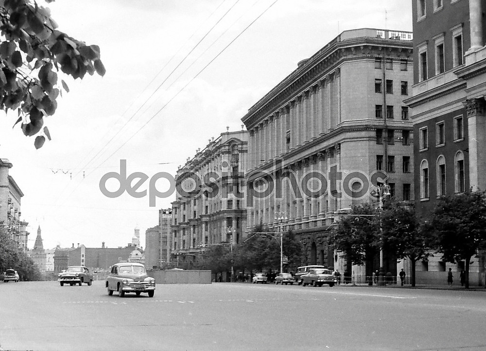 Фотообои «московская улица Горького 1962» - фото (1)