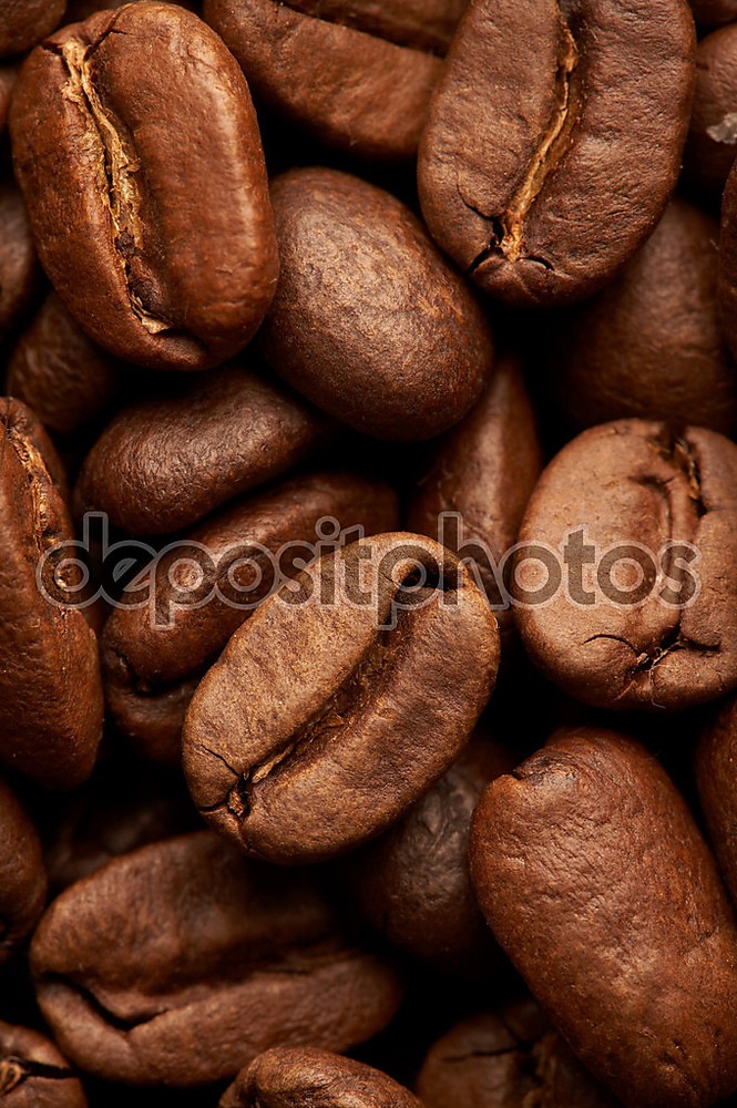 Фотообои «кофе в зернах фона, макро крупным планом» - фото (1)
