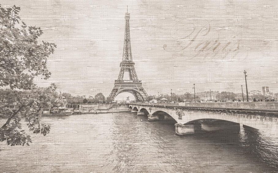 Фотообои Urban Paris фактура дерева 18457 - фото (1)
