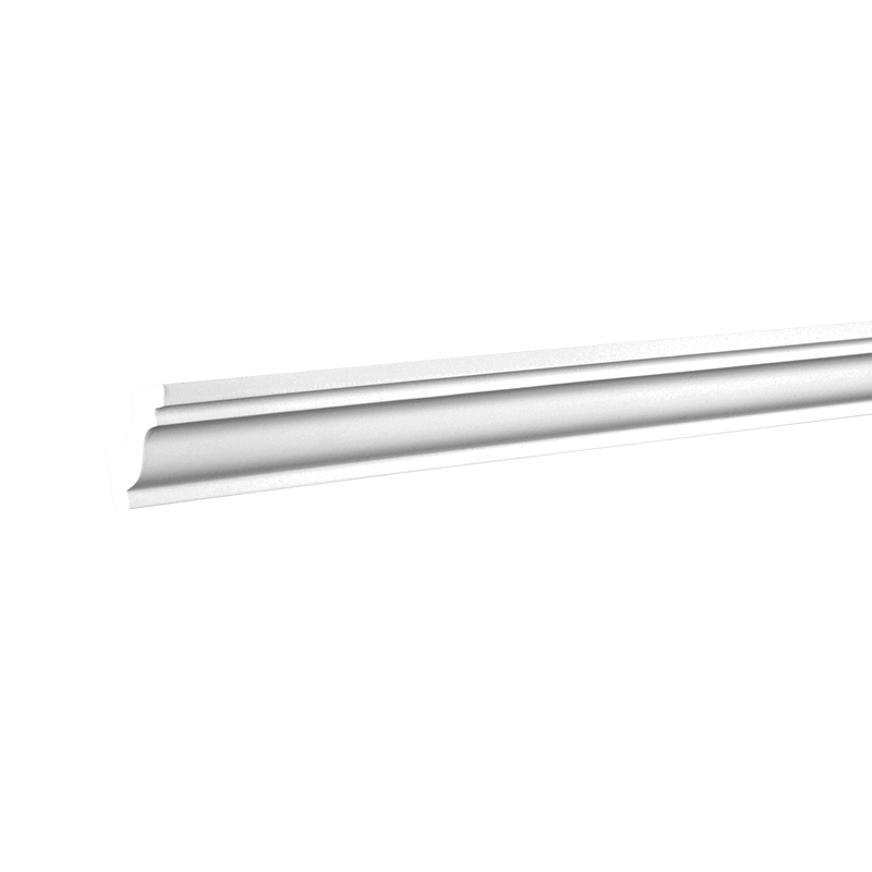 Плинтус потолочный европласт 1.50.130 белый под покраску - фото (1)