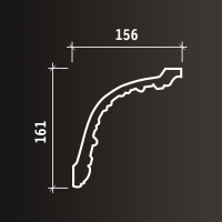 Плинтус потолочный европласт 1.50.138  - фото (2)
