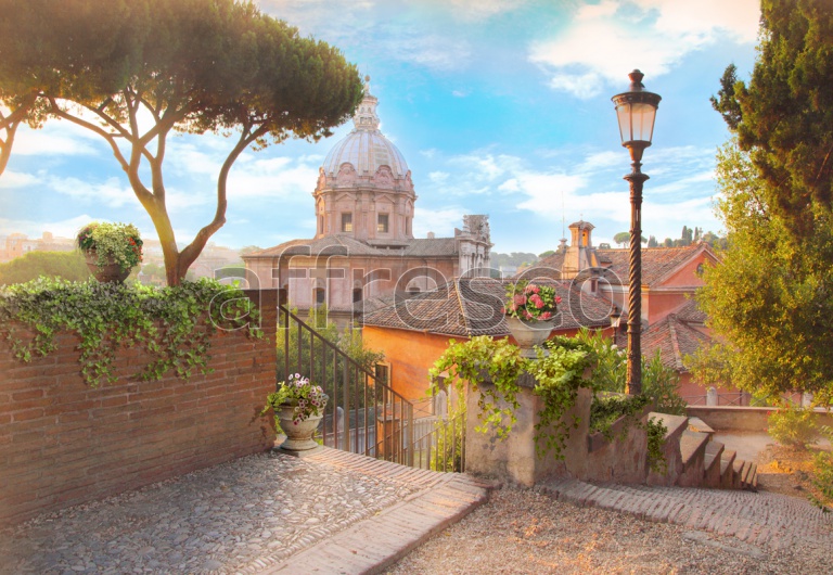 Фреска Утро в Риме, арт. 4948 - фото (1)