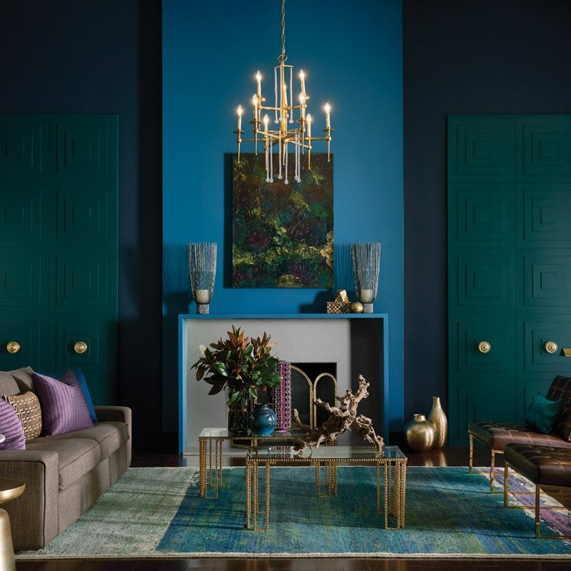 Глубокоматовая износостойкая интерьерная краска для стен Emerald Interior Flat Sherwin-Williams галлон (3,8л) - фото (3)